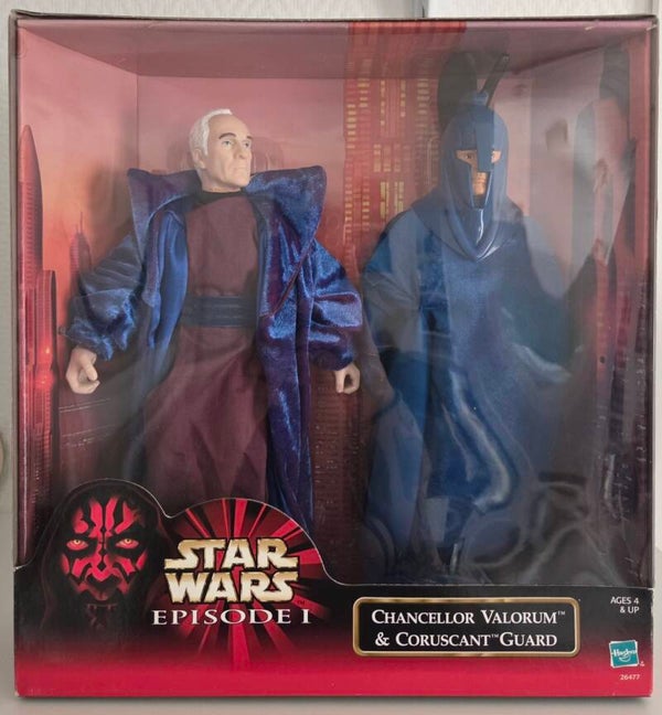 Star Wars Episode I – Chancellor Valorum & Coruscant Guard – Action Collection 12" – Hasbro/Tomy