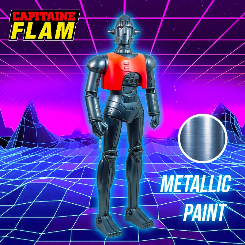 Capitaine Flam – Crag – Figurine Articulée Métallique