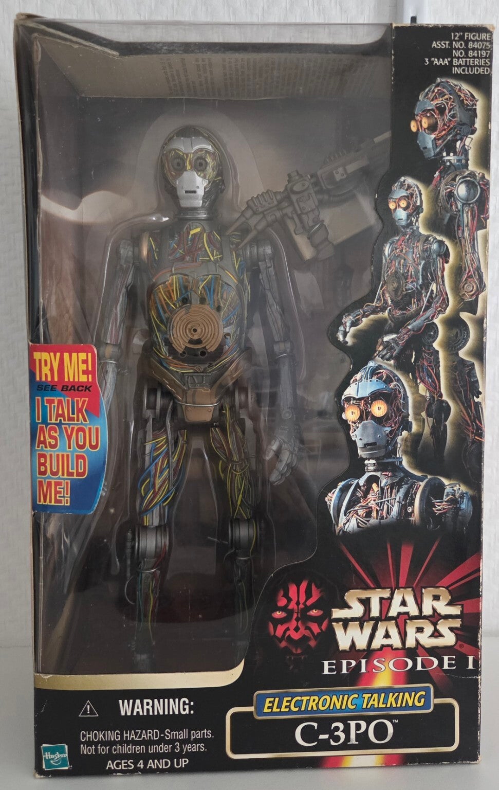 Star Wars Episode I – C-3PO Electronic Talking 12" – Hasbro/Tomy – 1999