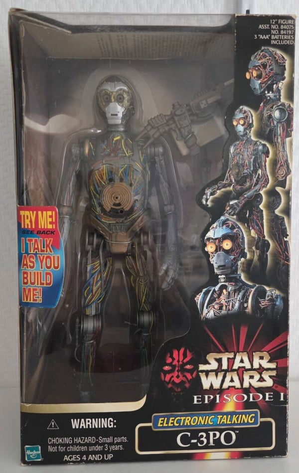 Star Wars Episode I – C-3PO Electronic Talking 12" – Hasbro/Tomy – 1999