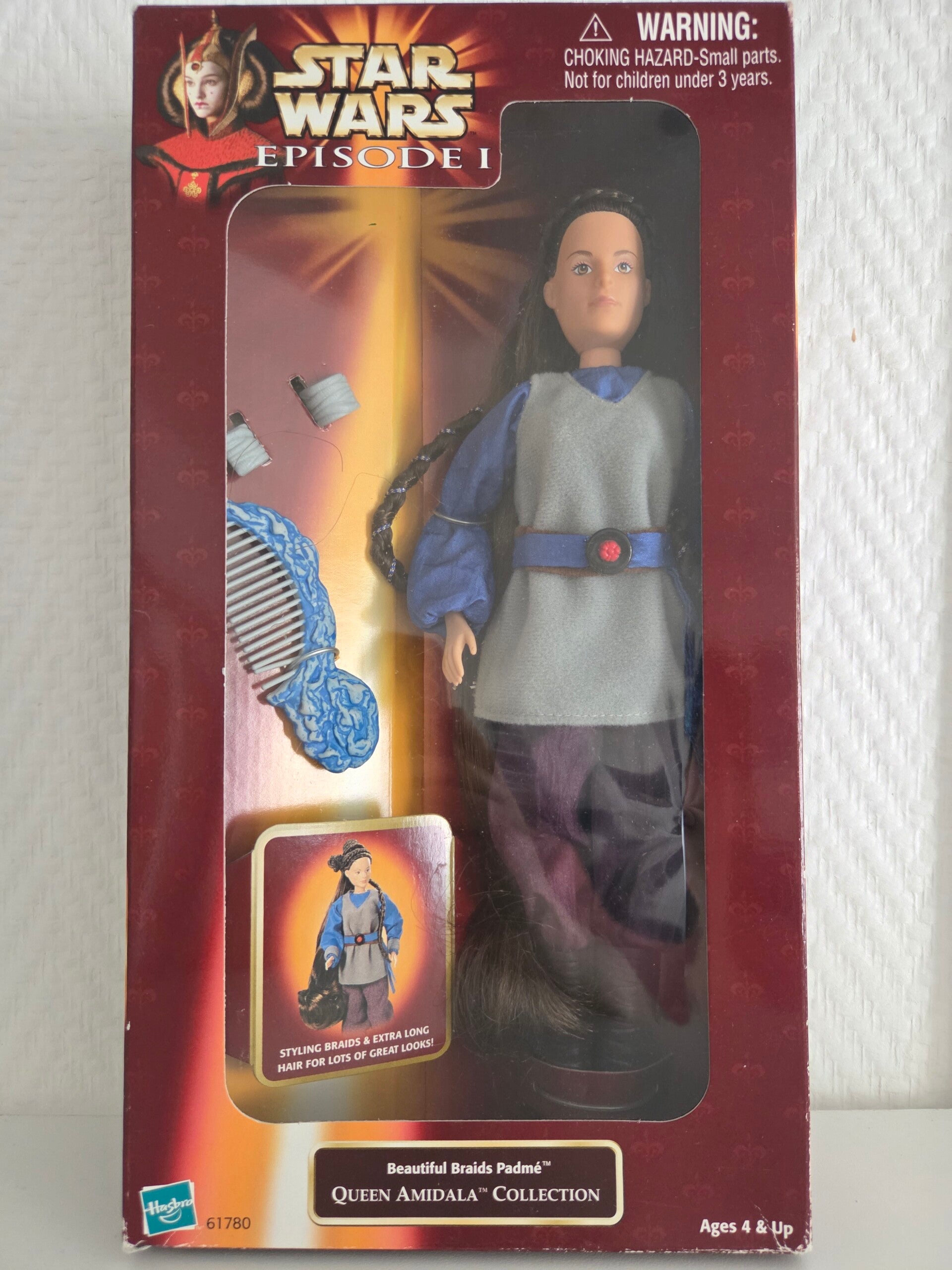 Star Wars Episode I – Padmé Amidala “Beautiful Braids Padmé” – Queen Amidala Collection – Hasbro 1999