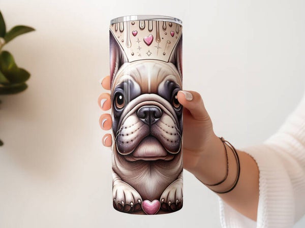 Tumbler Franse Bulldog bruin