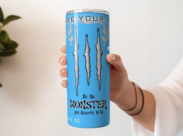 Tumbler Monster blauw zero