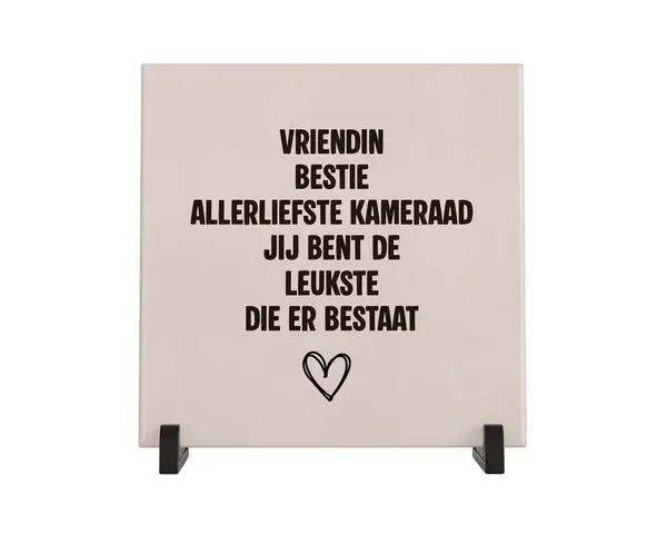 Tegeltje vriendin
