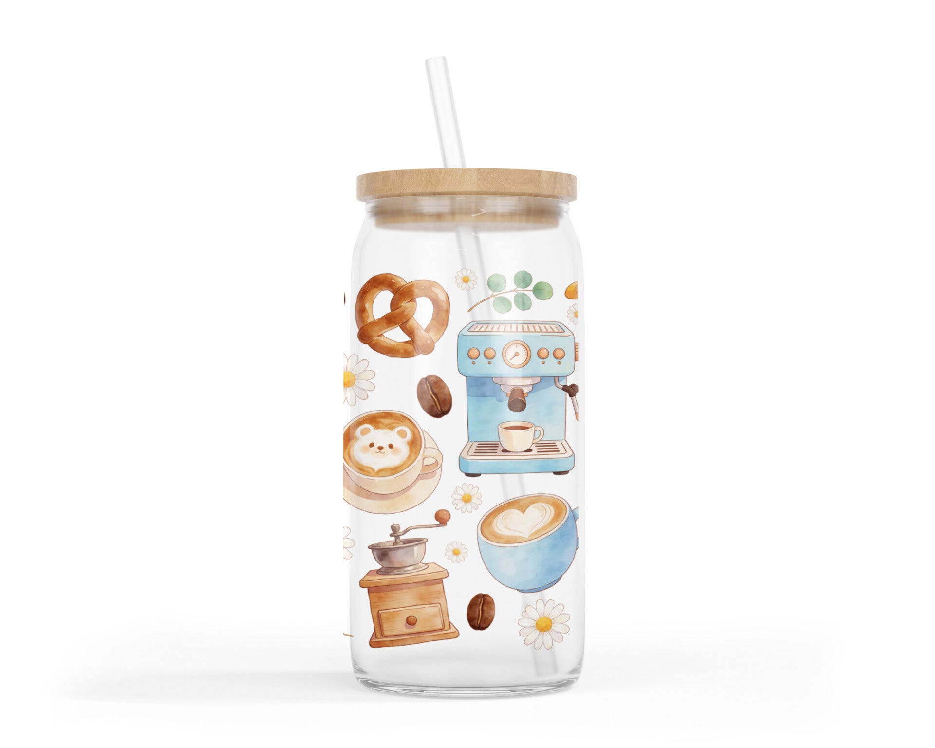 Glazen drinkbeker Koffie