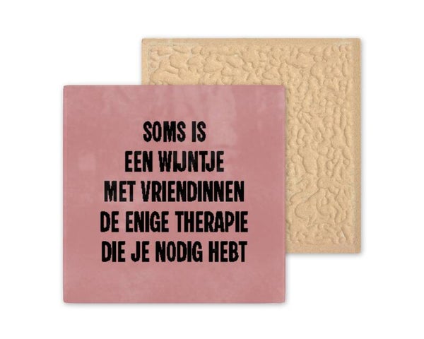 Tegeltje Soms is een wijntje