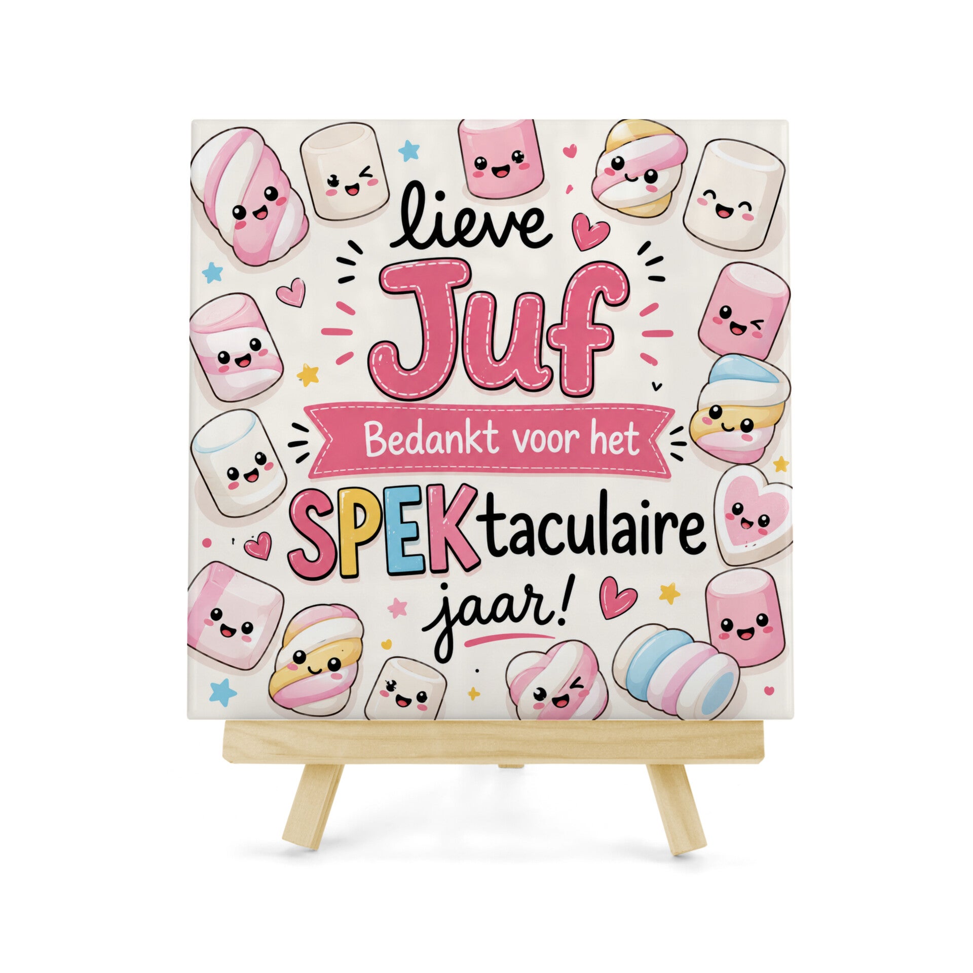 Tegeltje Lieve Juf Spektaculair jaar
