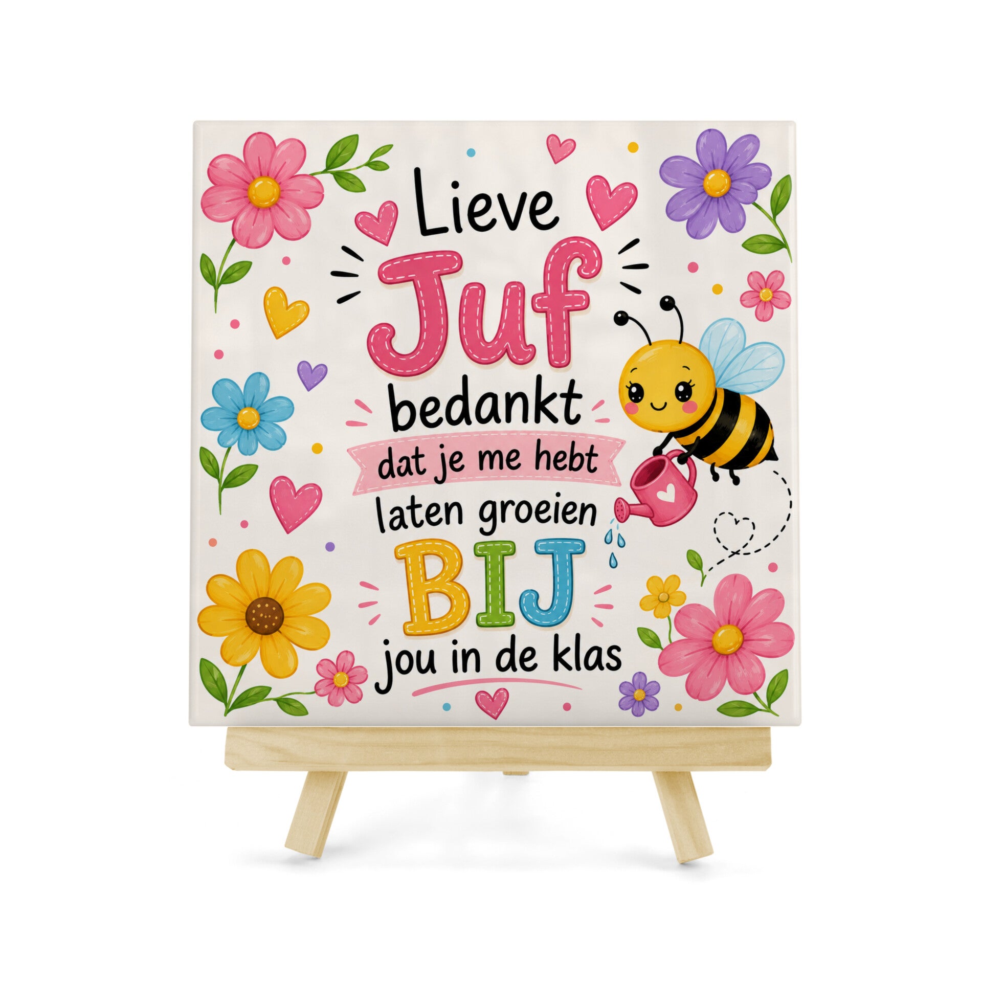 Tegeltje Lieve Juf Bijzonder jaar