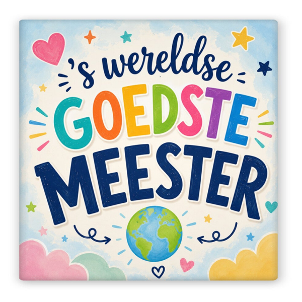 Keramiek magneet 's Werelds goedste Meester