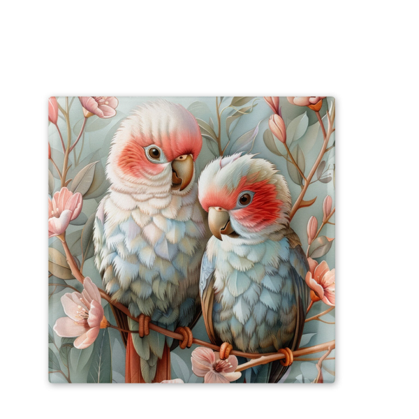 Tegeltje Papegaaien