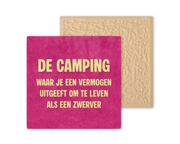 Tegeltje de camping