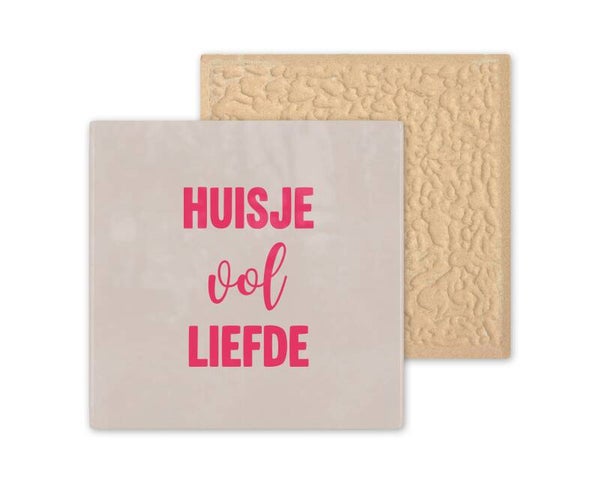 Tegeltje Huisje vol liefde
