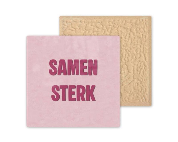 Tegeltje Samen sterk