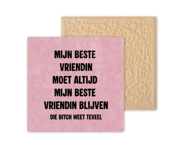 Tegeltje mijn beste vriendin