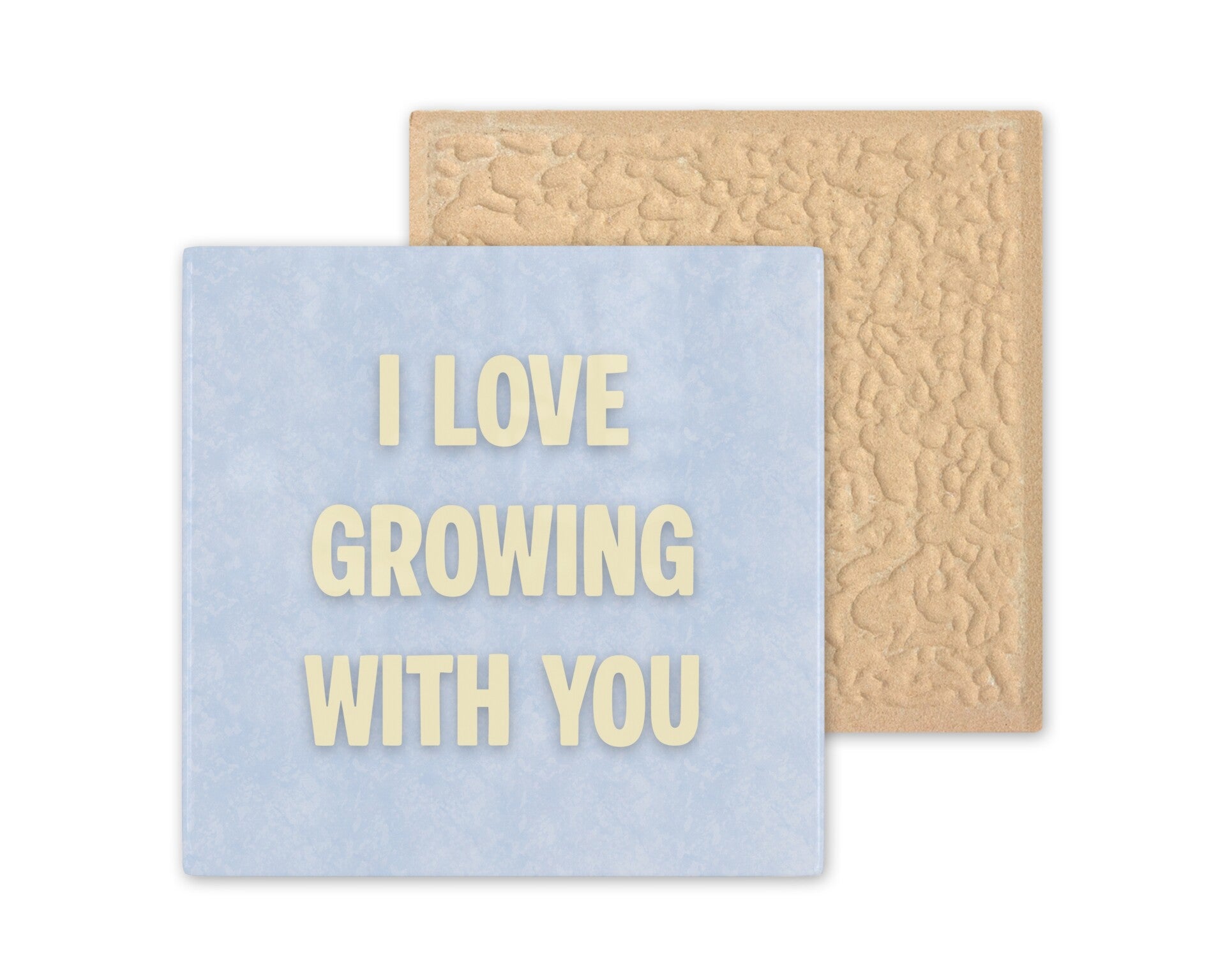 Tegeltje i love growing with you