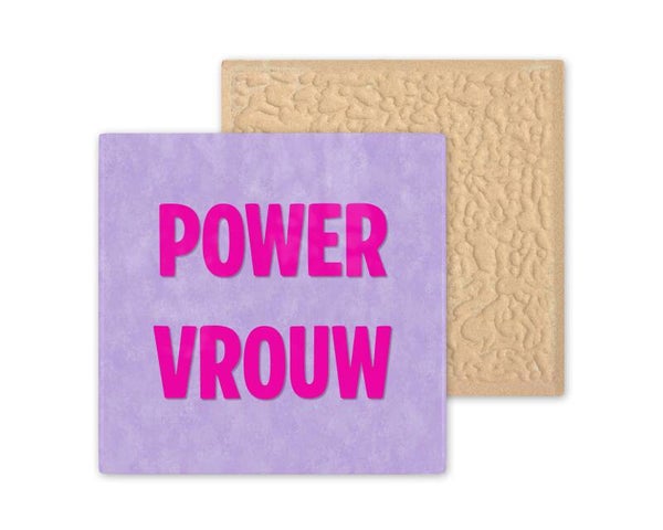 Tegeltje Powervrouw