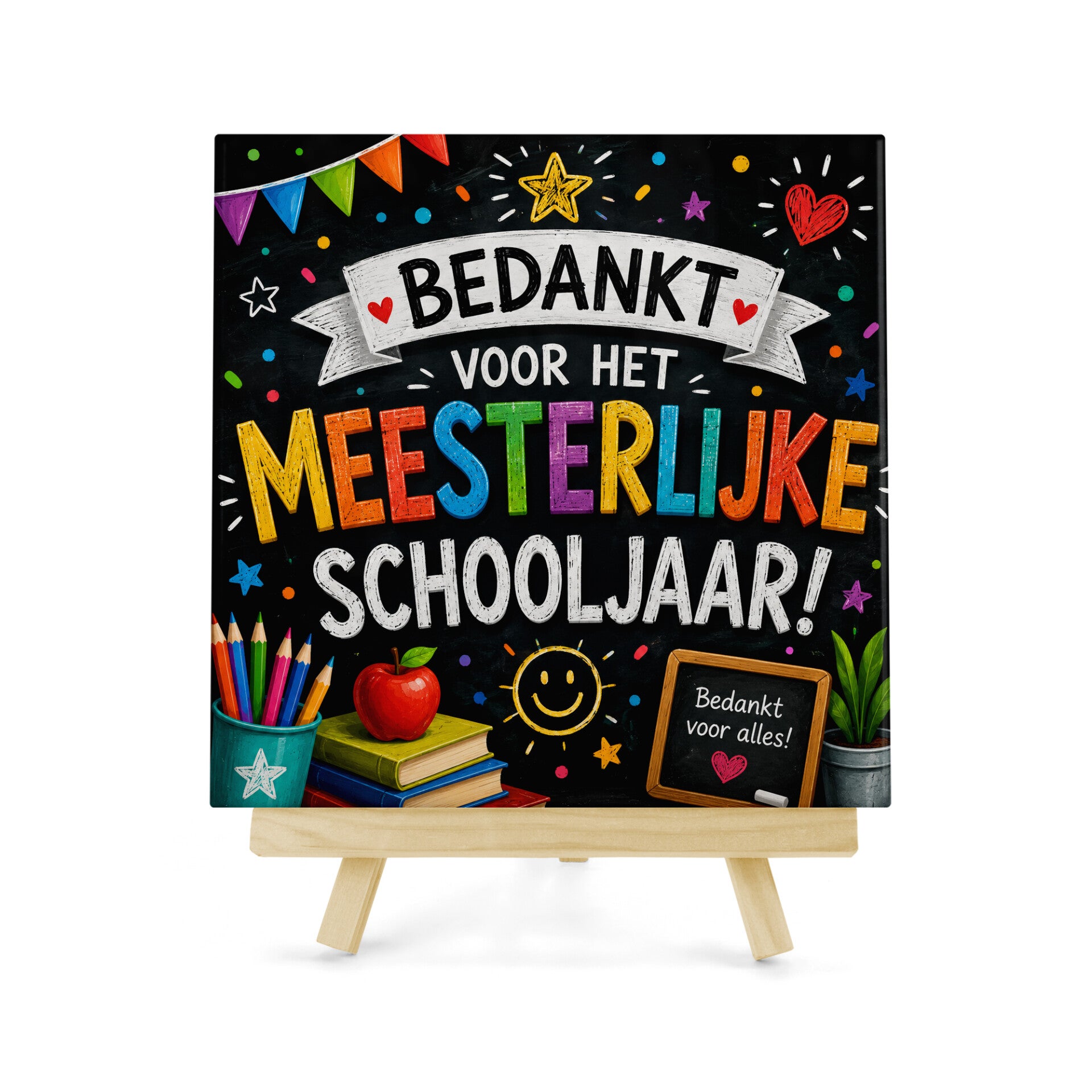 Tegeltje Bedankt voor het meesterlijke schooljaar