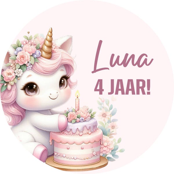 Traktatiesticker Unicorn 1