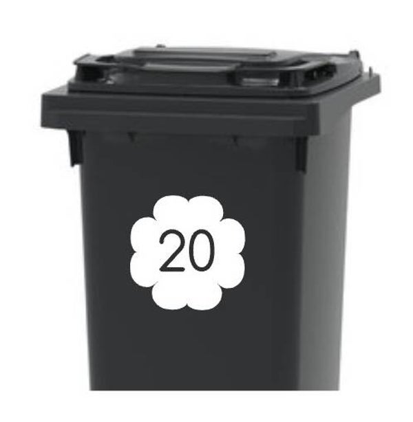 Containersticker Bloem