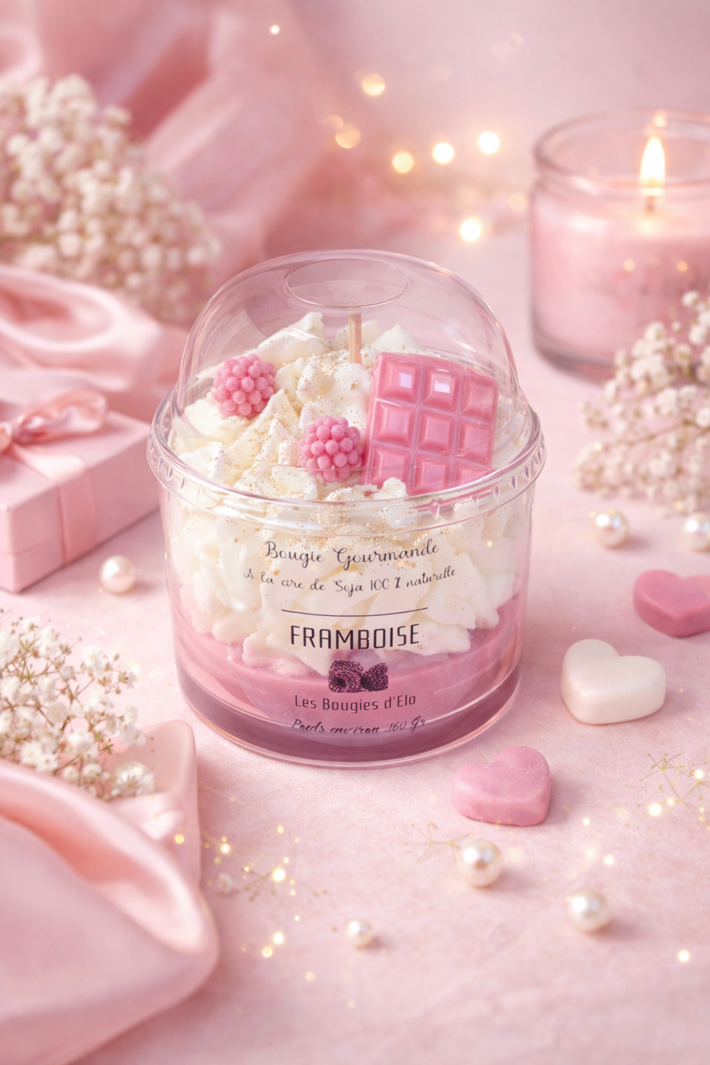 Bougie Gourmande FRAMBOISE
