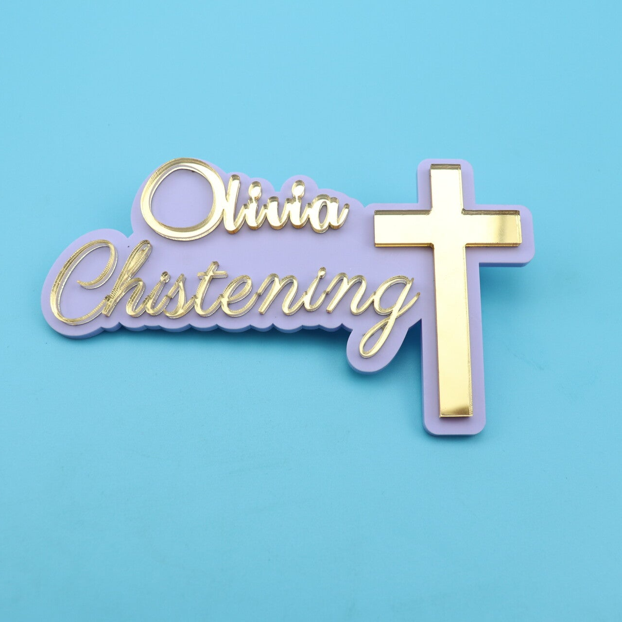 Personalised Christening Cake Charm –