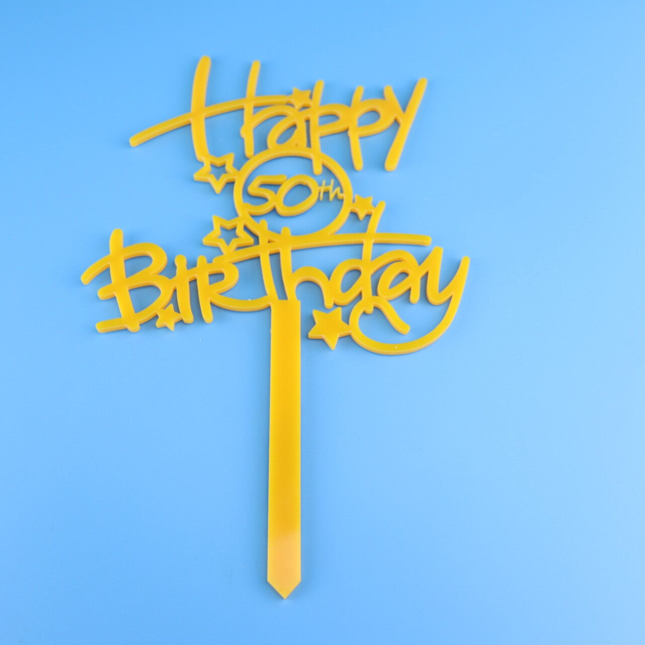 Personalised Age Happy birthday Cake Topper