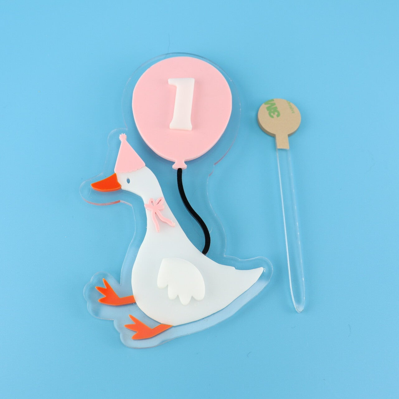 Silly Little Goose Cake Topper /Charm