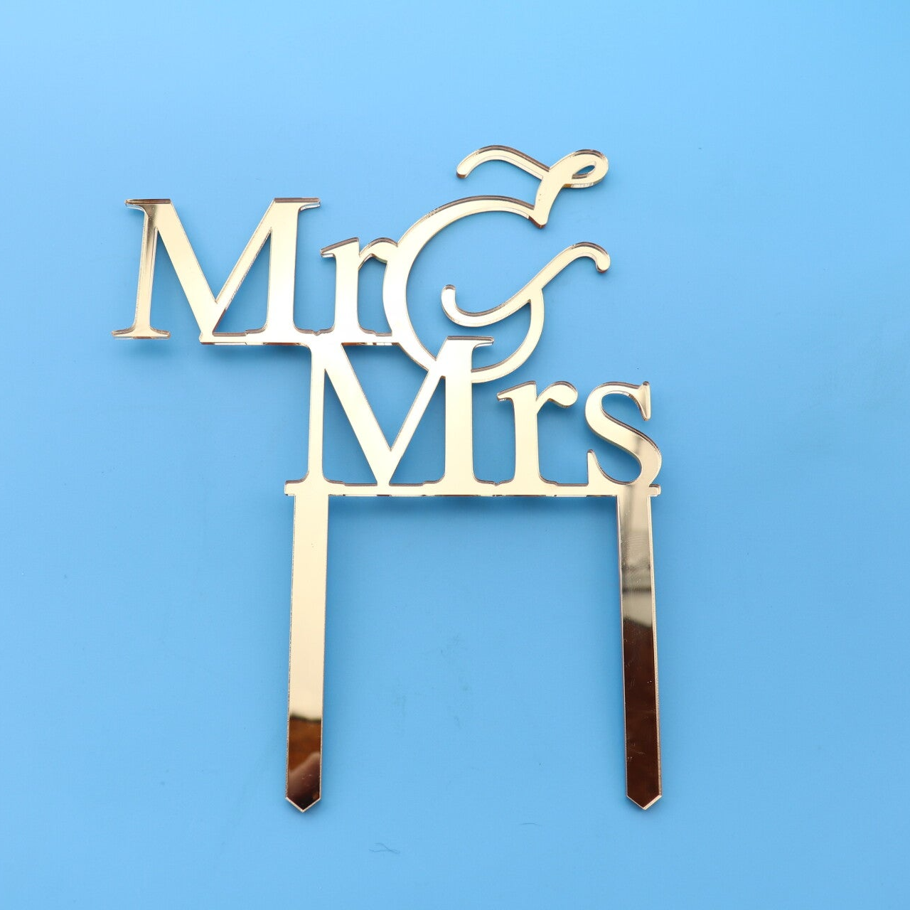 Mr and Mrs Cake Topper Luxury Size