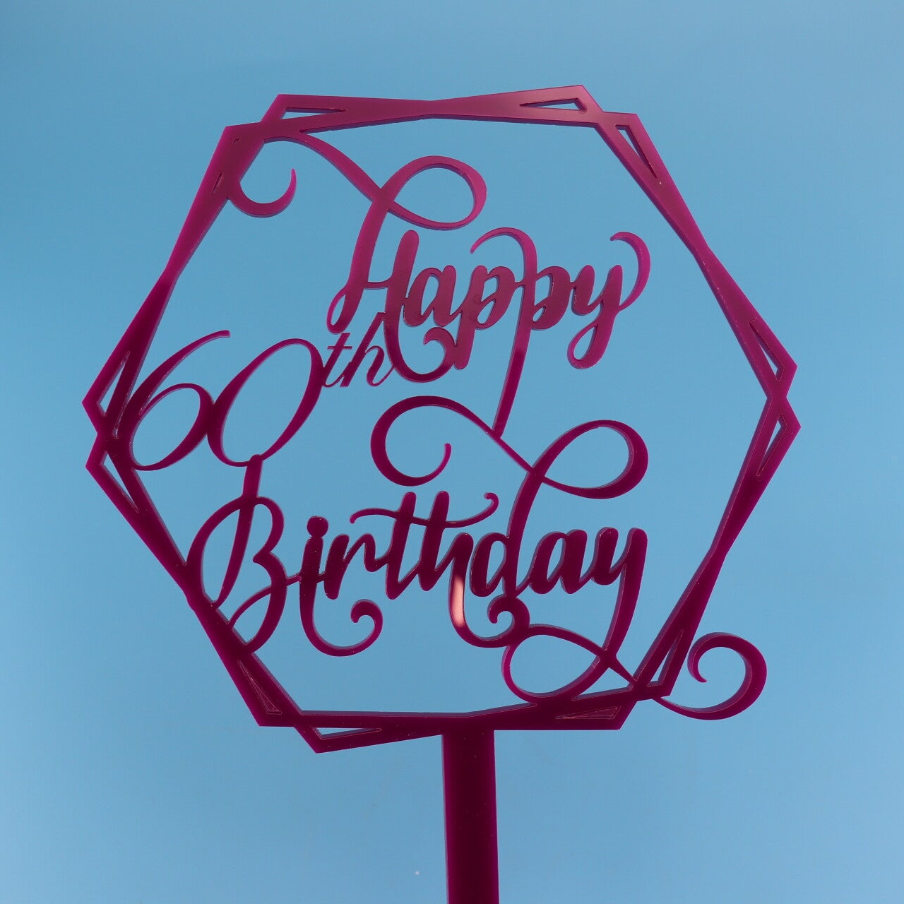 Personalised Age Happy birthday Cake Topper