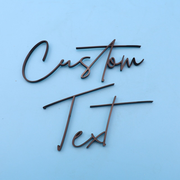Acrylic custom cake charm /Bri