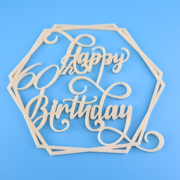 Personalised Any Number Happy Birthday Cake Charm