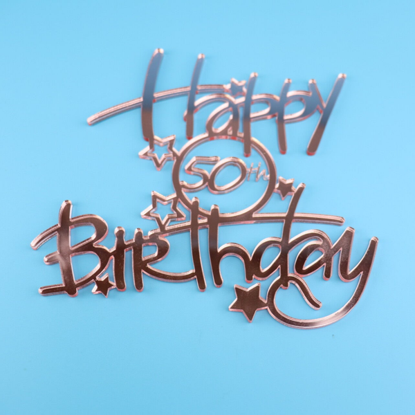 Personalised Any Number Happy Birthday Cake Charm
