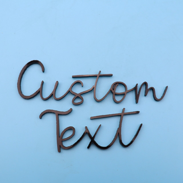 Acrylic custom cake charm /Sp