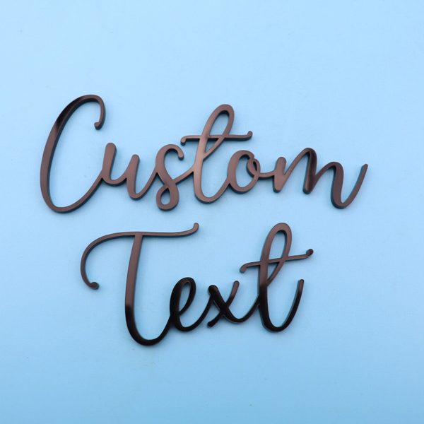 Acrylic custom cake charm /Mcuts