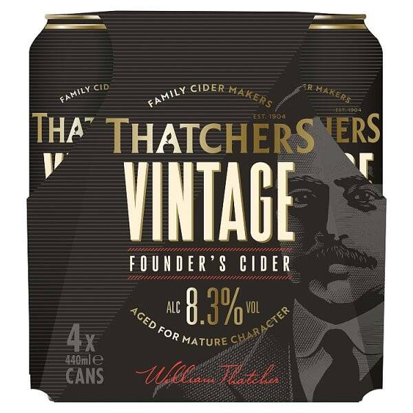 Thatchers Vintage Founder's Cider 4 x 440ml