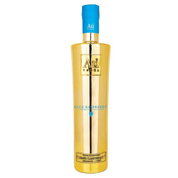 Au Vodka Blue Raspberry Flavoured Spirit Drink 70cl