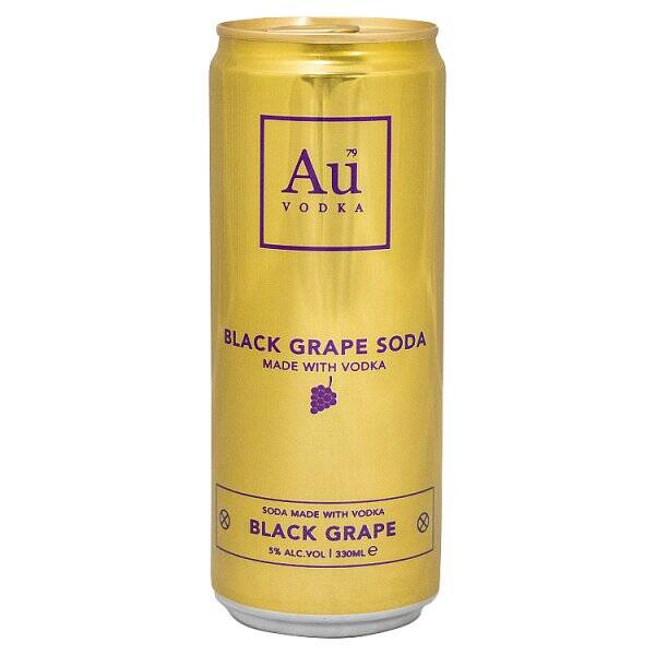 Au Vodka Black Grape 330ml