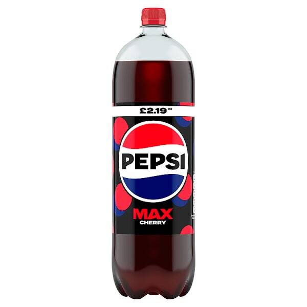 Pepsi Max Cherry No Sugar Bottle 2L