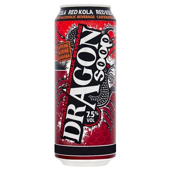 Dragon Soop Red Kola Caffeinated Alcoholic Beverage 500ml