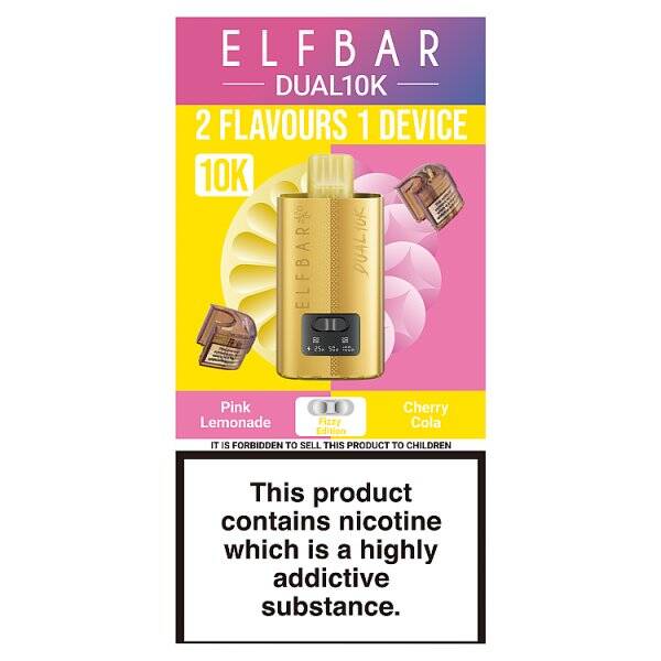 Elfbar Dual 10K 2 Flavours 1 Device Fizzy Edition