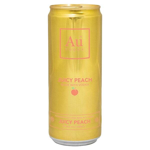 Au Vodka Juicy Peach 330ml