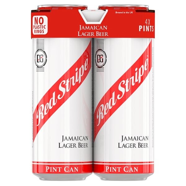 Red Stripe Jamaican Lager Beer 4 x 568ml