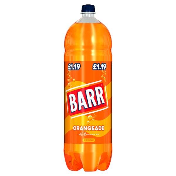 Barr Orangeade Soft Drink 2L Bottle