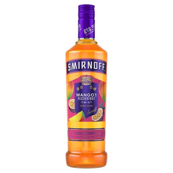 Smirnoff Mango & Passionfruit Twist Vodka Based Flavoured Spirit Drink 35% 70cl