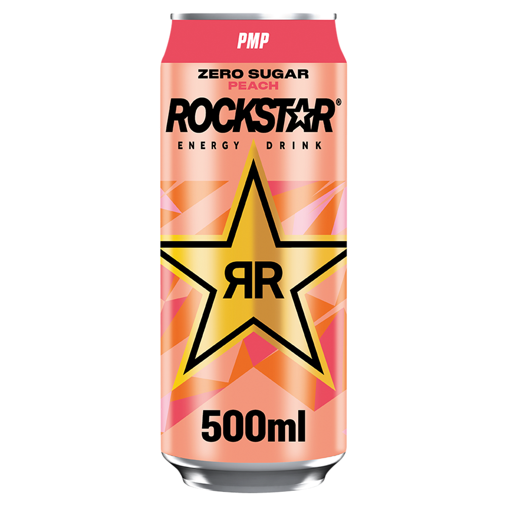 Rockstar Energy Drink Peach 500ml