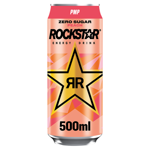 Rockstar Energy Drink Peach 500ml