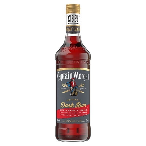 Captain Morgan Dark Rum 40% vol 70cl