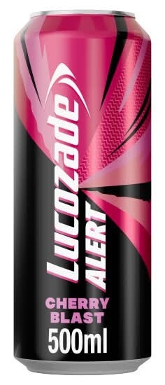 Lucozade Alert Cherry Blast Energy Drink 500ml