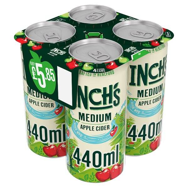 Inch's Medium Apple Cider 6 x 4 x 440 ml