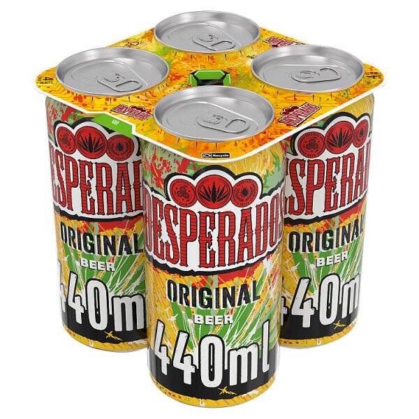 Desperados Original Beer Cans 4x440ml